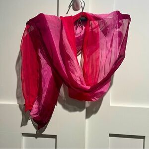 Very pink scarf
